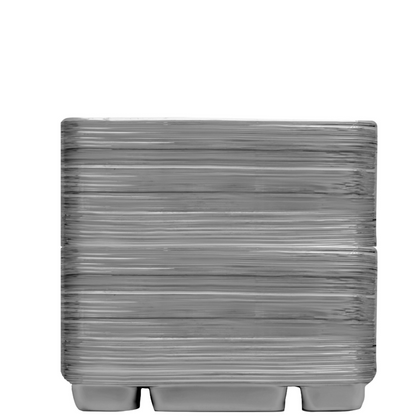 6 Compartment Silver Color Disposable Party Thali Plates