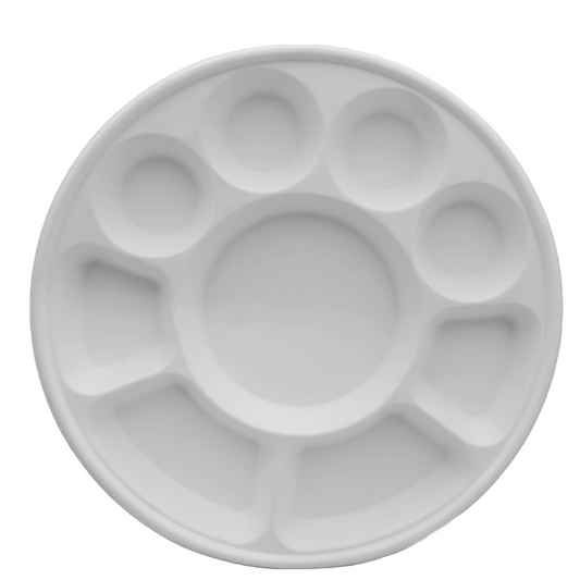 9 Compartment Biodegradable Party Thali Plates