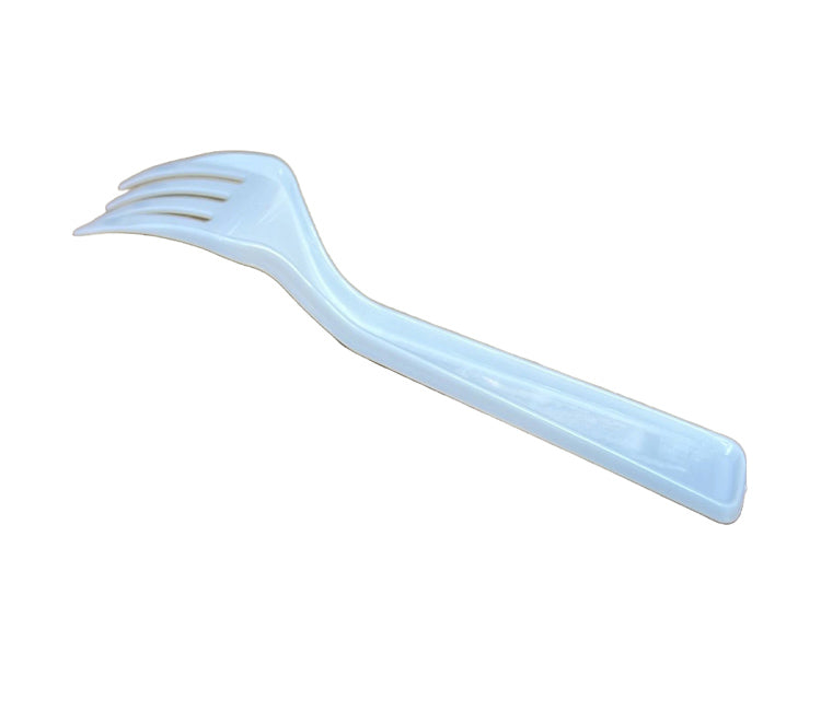 Disposable Plastic Fork - White