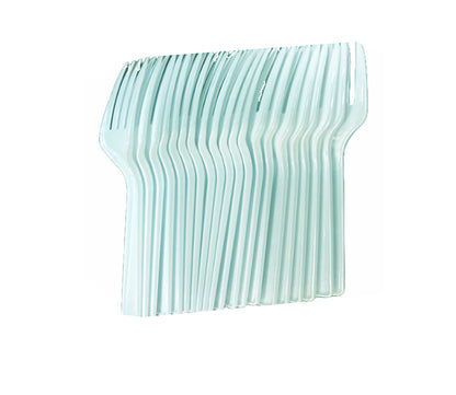 Disposable Plastic Fork - White